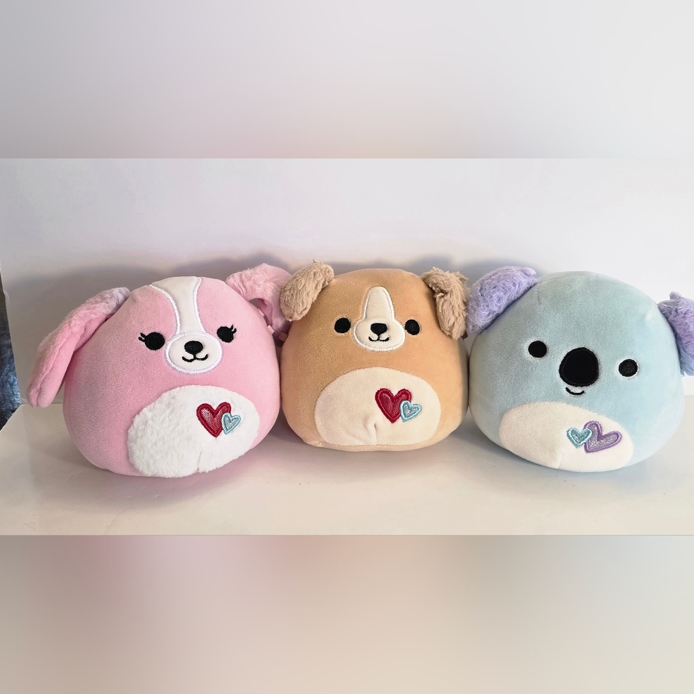 Trio Of Valentines Day Mini Squishmallows